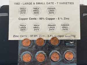 lot 35 image: 1982 Lincoln Cent Collection