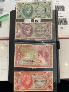 lot 38 image: Military Payment Certificates
