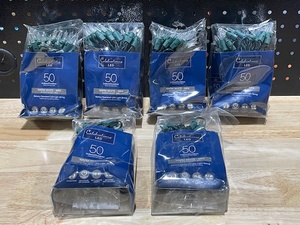 lot 5 image: Warm White Mini Christmas Light String of 50 Battery Operated