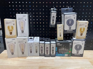 lot 10 image: Lot of LED Smoke and Amber Glass Bulbs