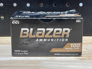 lot 13 image: CCI Blazer 9mm Luger Bullets