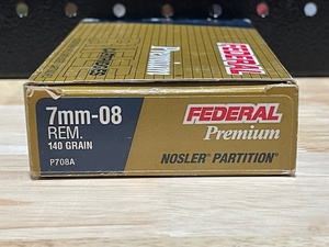 lot 14 image: Federal 7mm-08 Bullets