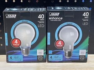 lot 20 image: Feit LED Daylight 40w Light Bulbs