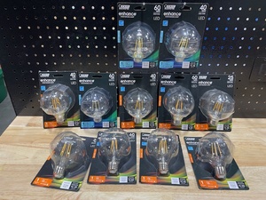 lot 24 image: Feit LED Light Bulbs