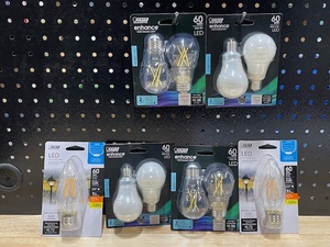 lot 27 image: Feit LED Light Bulbs