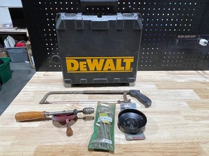 lot 53 image: Hand Tools and DeWalt Box