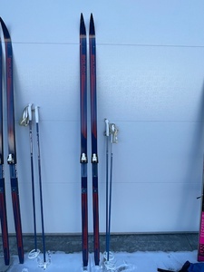 lot 74 image: Skilom Cross Country Skis and Poles