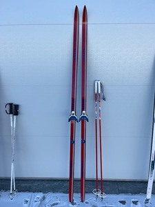 lot 77 image: Fischer Downhill Skis and Poles