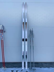 lot 78 image: Karhu Cross Country Skis and Poles