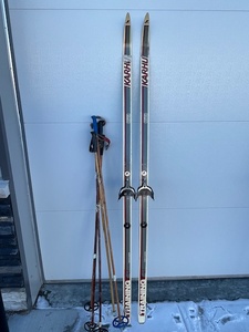 lot 82 image: Karhu Cross Country Skis and Poles