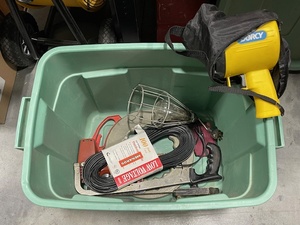 lot 98 image: Hand Tools and Hardware with Tote