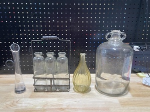 lot 16 image: Vintage Glass JarsBottles
