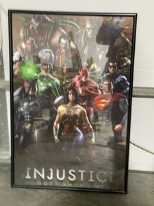 lot 34 image: Injustice Framed Poster