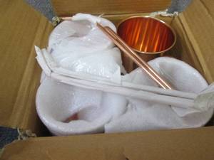 lot 103 image: Set of 4 Moscow Mule Copper Mugs...
