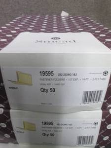 lot 149 image: 2- 50 ct Smead Legal Fastener Folde...