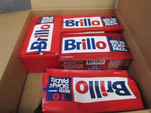 lot 158 image: 4- 10 ct Boxes Brillo Soap Pads- so...