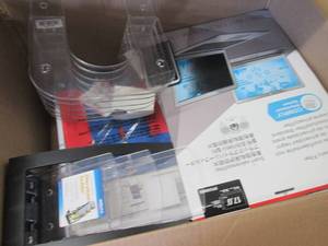 lot 187 image: Box of Assorted Office Supplies inc...