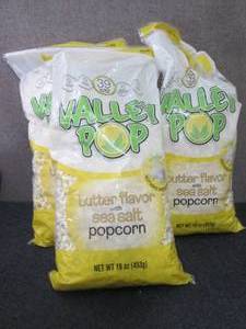 lot 191 image: 3 Large 16 oz Bags Valley Pop Popco...