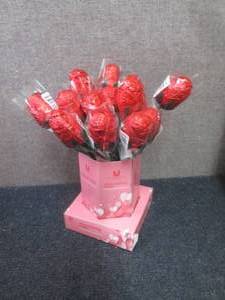 lot 197 image: 16 Chocolate Roses Bouquet...