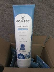 lot 210 image: 6- 8 oz Honest Soothing Therapy Bod...