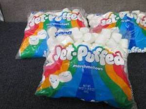 lot 219 image: 3- 24 oz Bags Jet Puffed Marshmallo...