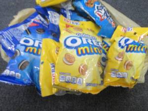 lot 221 image: 12 pks Assorted Cookies...