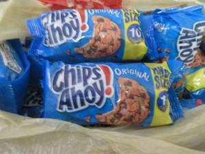 lot 242 image: 12- 3.75 oz Chips Ahoy...