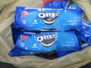lot 246 image: 12- 2.4 oz Oreos...