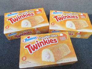 lot 301 image: 3- 8ct Boxes Hostess Pumpkin Spice ...