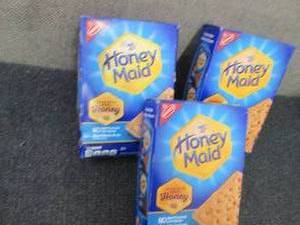 lot 311 image: 3- 14.4 oz Boxes Honey Maid Graham ...