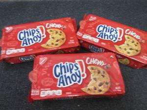 lot 318 image: 3- 13 oz Chips Ahoy Chewy...