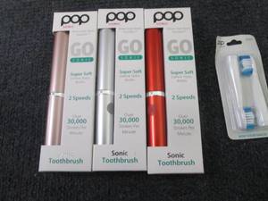 lot 380 image: Pop Sonic Set of 3 Portable Sonic T...