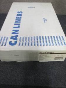 lot 416 image: 250 ct Case 33 Gallon Clear Trash B...