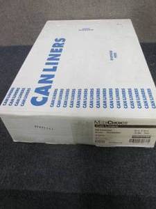 lot 419 image: 250 ct Case 33 Gallon Clear Trash B...