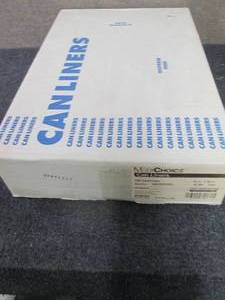 lot 421 image: 250 ct Case 33 Gallon Clear Trash B...