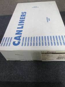 lot 422 image: 250 ct Case 33 Gallon Clear Trash B...