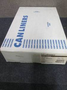 lot 423 image: 250 ct Case 33 Gallon Clear Trash B...
