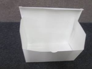 lot 424 image: Case of 250 - White Paper Boxes 4x4...