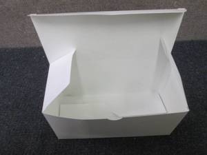 lot 427 image: Case of 250 - White Paper Boxes 4x4...