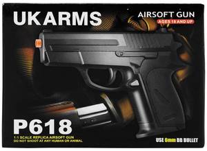 lot 34 image: P618 Spring Airsoft Hand Gun