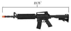 lot 46 image: UKArms P2337 Spring Powered Mini M4 Airsoft Rifle