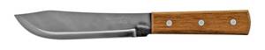 lot 86 image: 10.5 & 12.5 Tramontina Dynamic Meat Butchers Knife with Stainless Steel Blade - Wooden