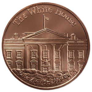 lot 10 image: 1 oz Copper President Trump Round - 1 AVDP Oz, .999 Pure Copper