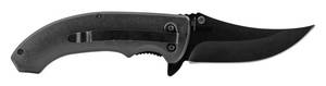 lot 104 image: 4.75 Trailing Point Spring Assisted Folding Pocket Knife with Belt Clip - American Flag Tradition