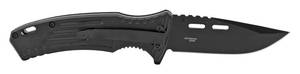 lot 71 image: 4.75 Spring Assisted Drop Point Traditional Folding Pocket Knife - Rasta Marijuana