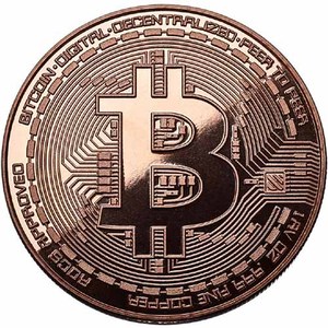 lot 159 image: Qty 4 1oz Copper Rounds Crypto Related