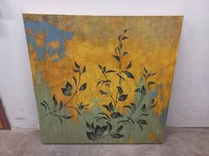 lot 44 image: Large Canvas Painting Art