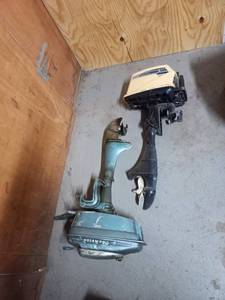 lot 63 image: Two Small Boat Motors