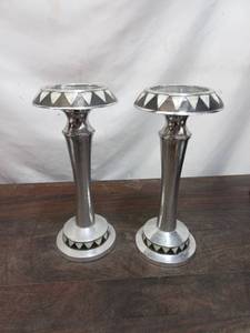 lot 83 image: Pair Of Towle Candleholders