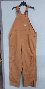 lot 93 image: Quilted XL Carhartt Coverall Bibs
